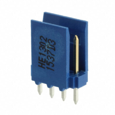 281696-4 by TE Connectivity AMP Connectors - CONNECTOR HEADER VERT 4POS 2.54MM