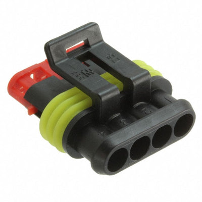 282088-1 by TE Connectivity AMP Connectors - CONNECTOR PLUG HSG 4POS 6.00MM