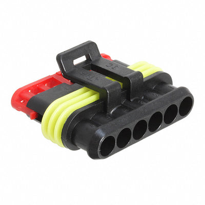 282090-1 by TE Connectivity AMP Connectors - CONNECTOR PLUG HSG 6POS 6.00MM