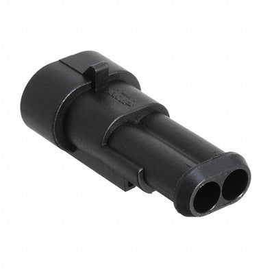 282104-1 by TE Connectivity AMP Connectors - CONNECTOR RECPT HSG 2POS 6.00MM