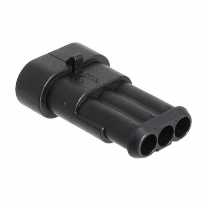 282105-1 by TE Connectivity AMP Connectors - CONNECTOR RECPT HSG 3POS 6.00MM