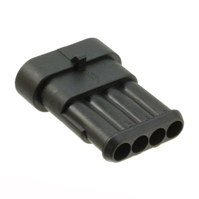 282106-1 by TE Connectivity AMP Connectors - CONNECTOR RECPT HSG 4POS 6.00MM