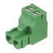 282807-2 by TE Connectivity AMP Connectors - TERM BLOCK PLUG 2POS STR 5.08MM