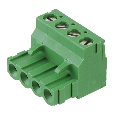 282807-4 by TE Connectivity AMP Connectors - TERM BLOCK PLUG 4POS STR 5.08MM