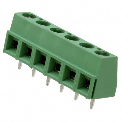 282837-6 by TE Connectivity AMP Connectors - TERM BLK 6P SIDE ENT 5.08MM PCB
