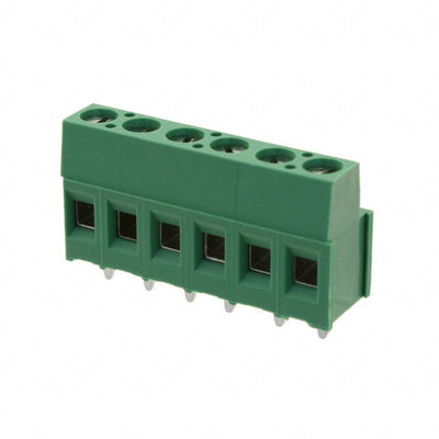 282841-6 by TE Connectivity AMP Connectors - TERM BLK 6P SIDE ENT 5.08MM PCB