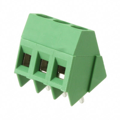 282847-3 by TE Connectivity AMP Connectors - TERM BLOCK 3POS 35DEG 5.08MM PCB