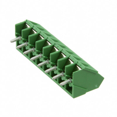 282847-8 by TE Connectivity AMP Connectors - TERM BLOCK 8POS 35DEG 5.08MM PCB