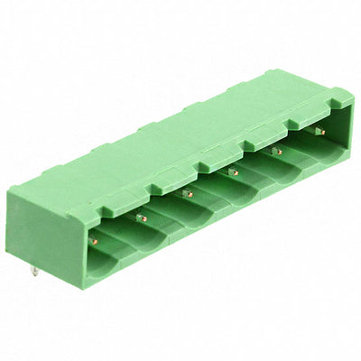 282966-6 by TE Connectivity AMP Connectors - TERM BLOCK HDR 6POS 90DEG 7.62MM