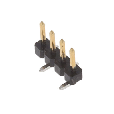 2842103-4 by TE Connectivity AMP Connectors - 4P,2MM,BRK HDR,SRVT,SMD,0.38AU,T