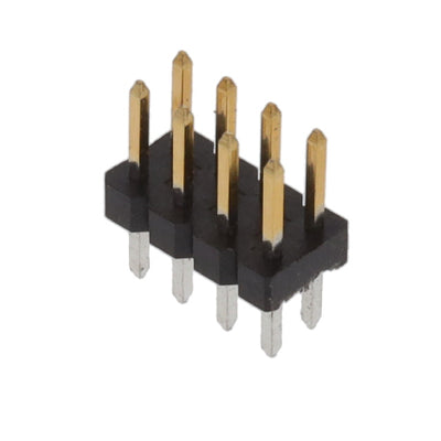 2842130-4 by TE Connectivity AMP Connectors - 8P,2MM,BRK HDR,DRVT,2.8,0.1AU,TB