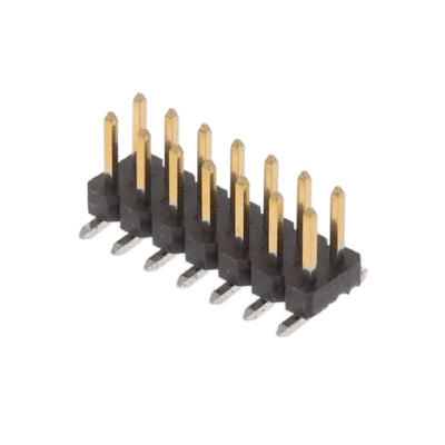 2842143-7 by TE Connectivity AMP Connectors - 14P,2MM,BRK HDR,DRVT,SMD,0.38AU,