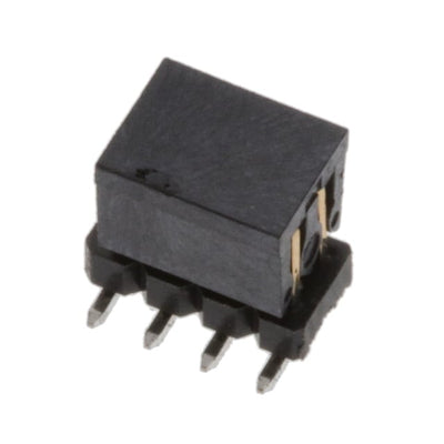 2842144-4 by TE Connectivity AMP Connectors - 8P,2MM,BRK HDR,DRVT,SMD,0.76AU,T