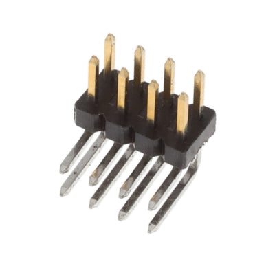 2842150-4 by TE Connectivity AMP Connectors - 8P,2MM,BRK HDR,DRRT,2.8,0.1AU,TB