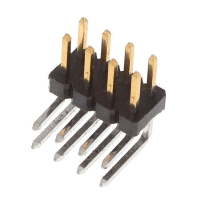2842152-4 by TE Connectivity AMP Connectors - 8P,2MM,BRK HDR,DRRT,2.8,0.76AU,T