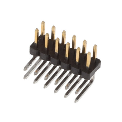 2842154-6 by TE Connectivity AMP Connectors - 12P,2MM,BRK HDR,DRRT,2.8,0.1AU,T