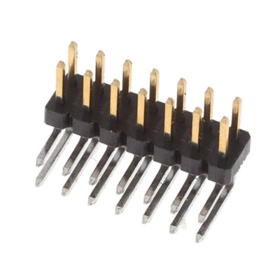2842154-7 by TE Connectivity AMP Connectors - 14P,2MM,BRK HDR,DRRT,2.8,0.1AU,T