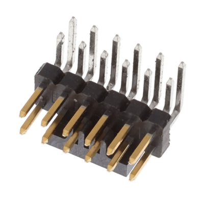 2842155-6 by TE Connectivity AMP Connectors - 12P,2MM,BRK HDR,DRRT,2.8,0.38AU,