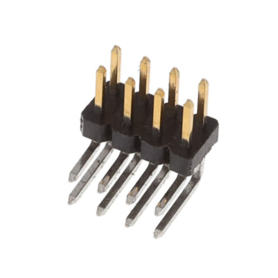 2842163-4 by TE Connectivity AMP Connectors - 8P,2MM,BRK HDR,DRRT,2.8,0.38AU,B