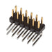 2842163-6 by TE Connectivity AMP Connectors - 12P,2MM,BRK HDR,DRRT,2.8,0.38AU,