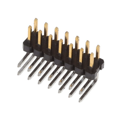 2842163-7 by TE Connectivity AMP Connectors - 14P,2MM,BRK HDR,DRRT,2.8,0.38AU,