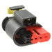 284425-1 by TE Connectivity AMP Connectors - CONNECTOR RECPT HSG 3POS FOR INJECTION