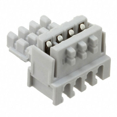 284865-4 by TE Connectivity AMP Connectors - CONNECTOR RECPT 4POS IDC 22-24AWG TIN