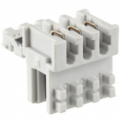 284932-3 by TE Connectivity AMP Connectors - CONNECTOR RECPT 3POS IDC 22-24AWG TIN