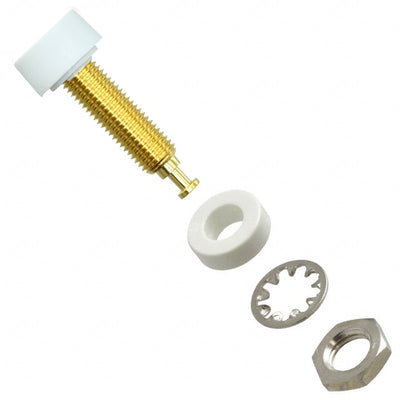 2854-9 by Pomona Electronics - CONNECTOR BANANA JACK TURRET WHITE