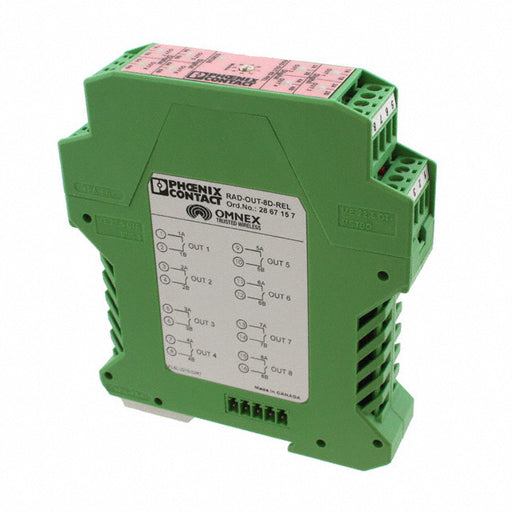 2867157 by Phoenix Contact - OUTPUT MODULE 8 RELAY 9-30V