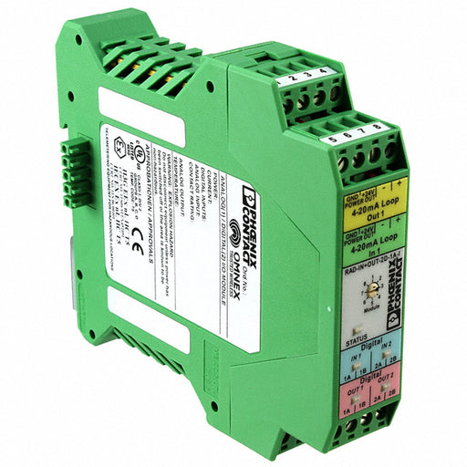 2867322 by Phoenix Contact - I/O MODULE 3 DIG/ANALOG 3 RELAY