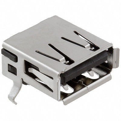 292303-2 by TE Connectivity AMP Connectors - CONNECTOR RECPT USB2.0 TYPEA 4POS R/A