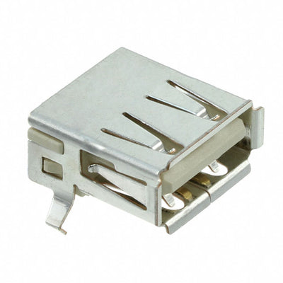 292303-7 by TE Connectivity AMP Connectors - CONNECTOR RECPT USB2.0 TYPEA 4P SMD RA