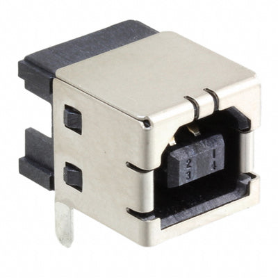 292317-4 by TE Connectivity AMP Connectors - CONNECTOR RECPT USB2.0 TYPEB 4POS R/A
