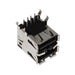 292323-6 by TE Connectivity AMP Connectors - CONNECTOR RECPT USB2.0 TYPEA STACK R/A