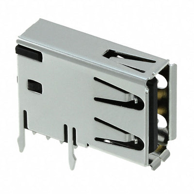 292336-1 by TE Connectivity AMP Connectors - CONNECTOR RECPT USB2.0 TYPEA 4POS R/A