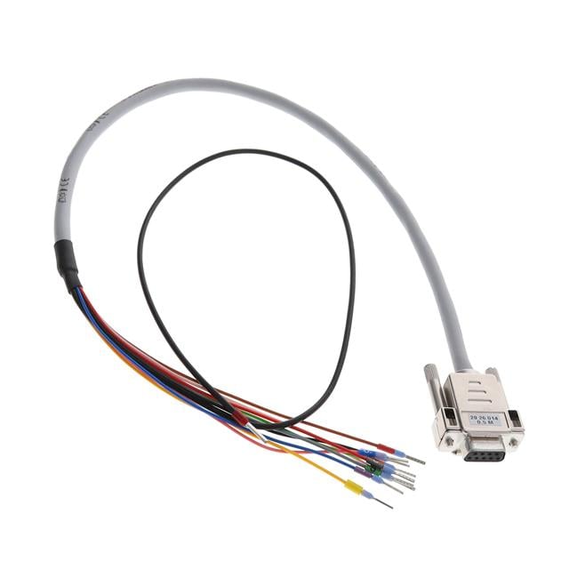 2926014 by Phoenix Contact - CABLE ASSY DB09 SHLD GRAY 500MM