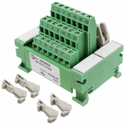 2962654 by Phoenix Contact - INTERFACE MOD HDR 20POS 16-26AWG