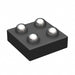 DRV5011ADYBHT by Texas Instruments - MAGNETIC SWITCH LATCH 4DSBGA