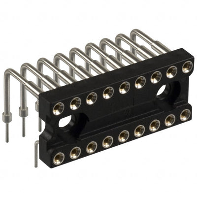 299-43-318-10-001000 by Mill-Max Manufacturing Corp. - CONNECTOR IC DIP SOCKET 18POS GOLD