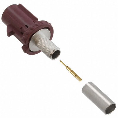 2FA1-NDSP-C04-1 by Amphenol RF - CONNECTOR FAKRA PLUG STR 50 OHM CRIMP
