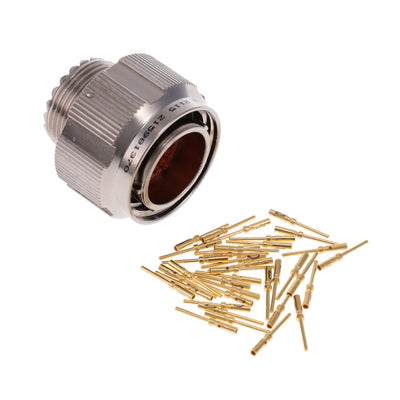 2M801-008-16M13-37PA by Amphenol Aerospace Operations - 2M801 37C 37#23 PIN PLUG THRD