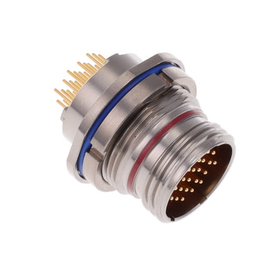 2M801-038-07MT10-26PA by Amphenol Aerospace Operations - CONNECTOR RECPT MALE 26POS GOLD SOLDER