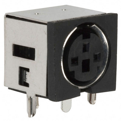 2MJ-0101A120 by Singatron Enterprises Co Ltd - CONNECTOR RECPT FMALE MINI DIN 3P SLDR