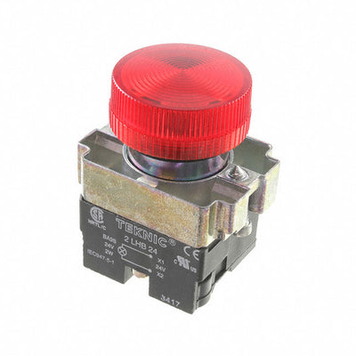 2PLB4LB-024 by Altech Corporation - LED PANEL INDICATOR RED 24V IP65
