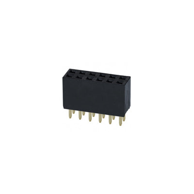 71609-303ALF by Amphenol ICC (FCI) - CONNECTOR RECPT 6POS 0.1 GOLD SMD R/A