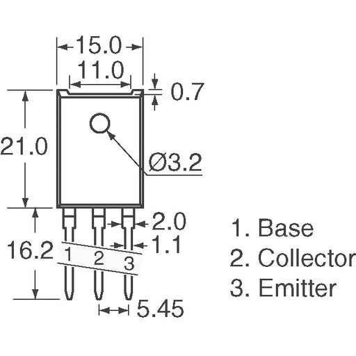 2SC3975 by Panasonic Electronic Components - TRANS NPN 500V 10A TOP-3F