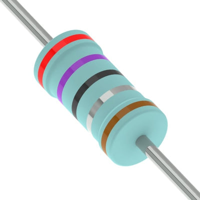 MF0207FTE52-2R7 by YAGEO - RESISTOR 2.7 OHM 1% 0.6W AXIAL