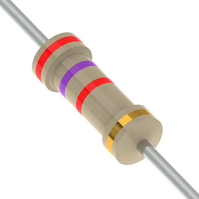 CFR-12JB-52-2K7 by YAGEO - RESISTOR 2.7K OHM 5% 1/6W AXIAL