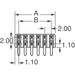 872644250 by Molex - CONNECTOR RECPT 42P 0.079 GOLD PCB R/A